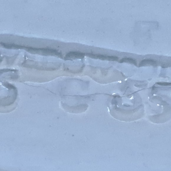 Queensware Blue Ashtray by Wedgwood of Etruria & Barlaston - Picture 11 of 11